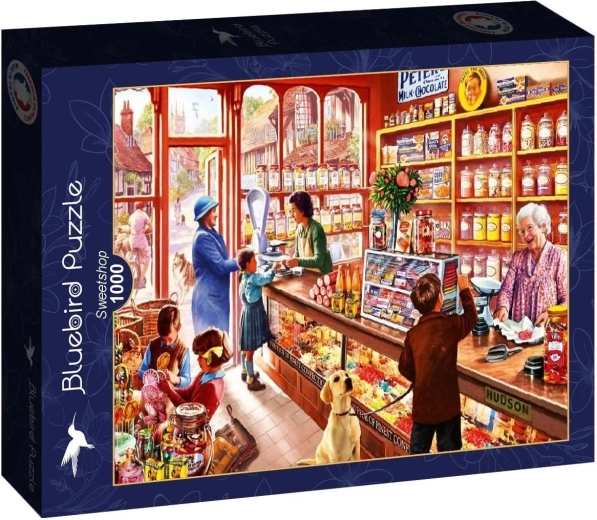 Bluebird puzzle Village Sweet Shop 1000 pieces