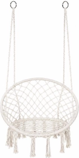 Baby Mix hanging swing chair, cream
