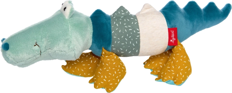 Sigikid prvi plišani krokodil patchwork 43 cm