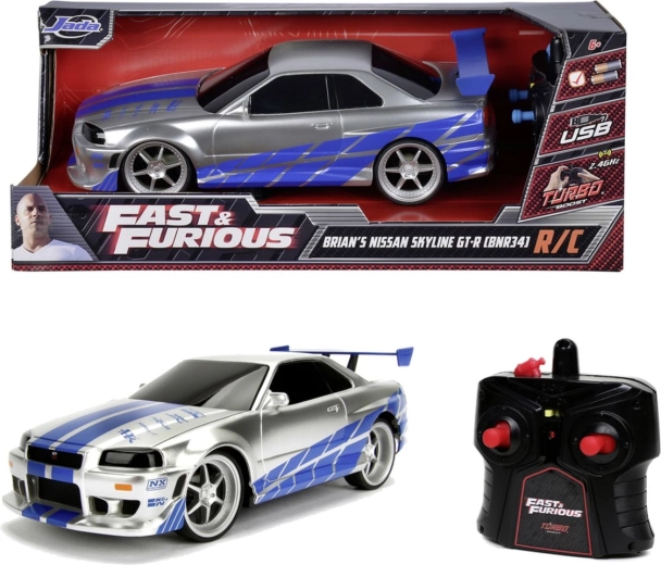 Jada RC Nissan Skyline GT-R from the Fast & Furious movie at 1:16 scale