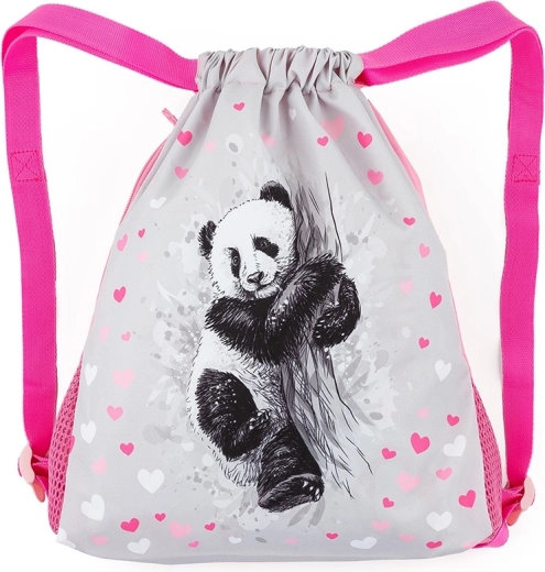 Bagmaster školska vrećica za papuče i tjelesni – panda