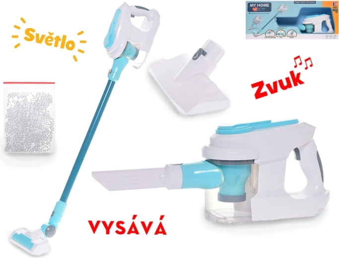 Dječji štapni usisavač sa svjetlima i zvukovima 34 cm