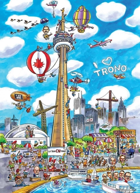 Puzzle DoodleTown: Toronto 1000 dijelova