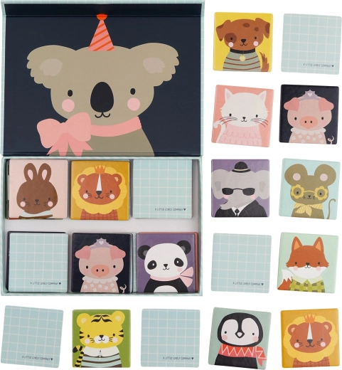 A Little Lovely Company Animal Friends Memory Game