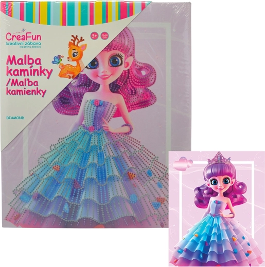 Dijamantno slikanje – dugin lutka 25 × 30 cm