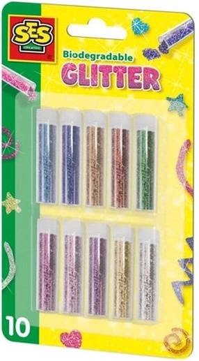 SES biorazgradivi glitter – set od 10 boja
