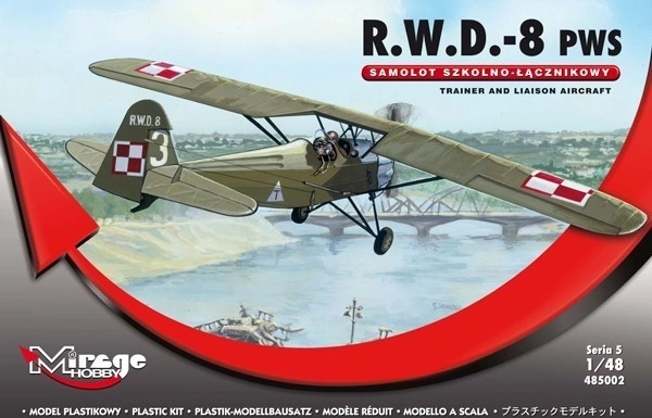 Plastični model zrakoplova RWD-8 PWS