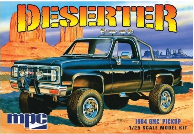 Plastični model auta 1984 GMC Pickup „Deserter” crni MPC