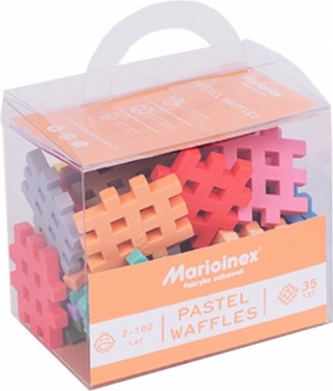 Kockice Waffle Mini Pastel 35 dijelova