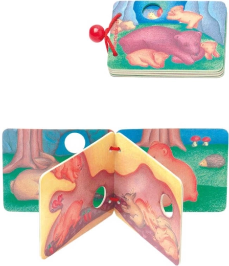 Mertens wooden book Bear story - 1 piece