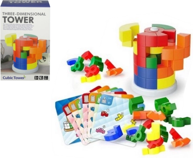 Tower Building Set – Logical Puzzle for Children