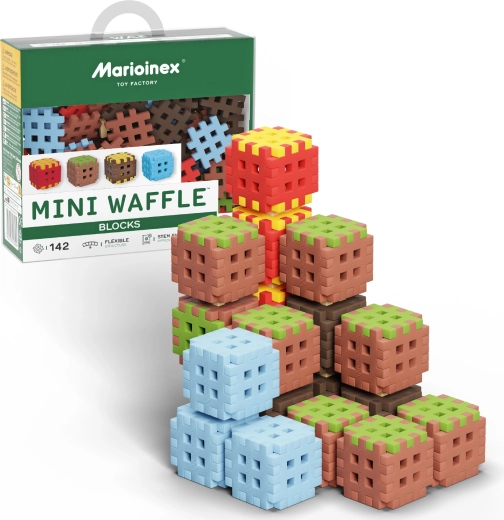 Konstruktorski set Mini Waffle Blocks 142 dijela MARIOINEX