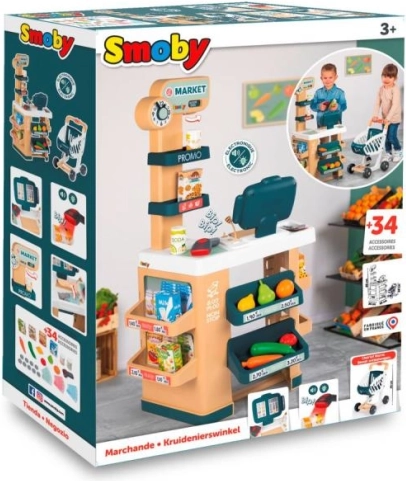 Dječji supermarket s elektroničkom blagajnom