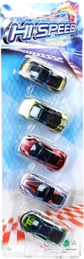 Set od 5 sportskih autića u blisteru