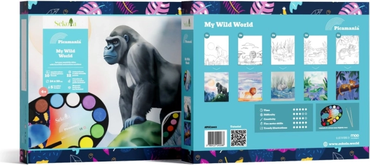 Sekoia Picamania Divljina – kreativni set za slikanje za djecu