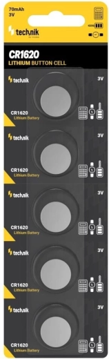 Technik Platinum litijska gumb baterija CR1620 3 V (pakiranje 5 kom)