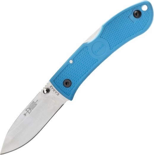 Folding Knife KA-BAR Dozier Hunter, Blue Zytel, 7.5 cm
