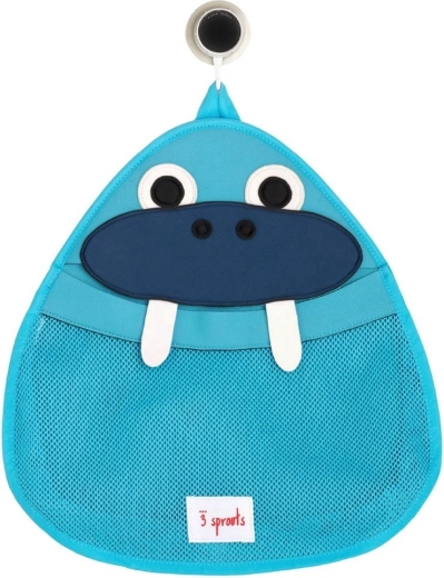 3 Sprouts bathroom organizer Walrus Blue
