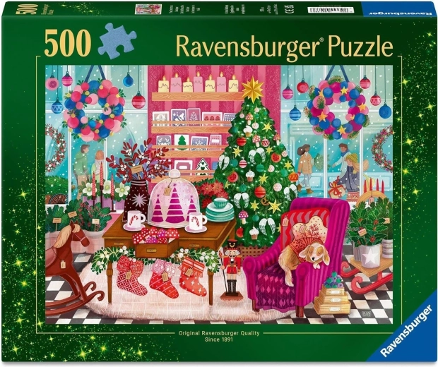 Ravensburger puzzle Božićna trgovina 500 dijelova