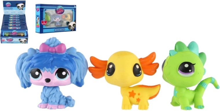 Littlest Pet Shop gumice za brisanje u obliku životinja – 3 kom.