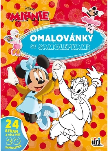 Bojanka A4 s naljepnicama Minnie