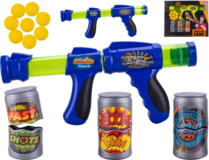 Pjenasti pištolj na navlačenje 42 cm s metama i mecima