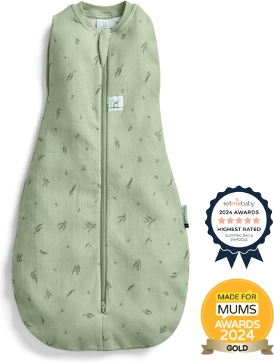 ErgoPouch povijalica i vreća za spavanje 2u1 Cocoon willow 0,2 TOG (0–3 mjeseca, 3–6 kg)