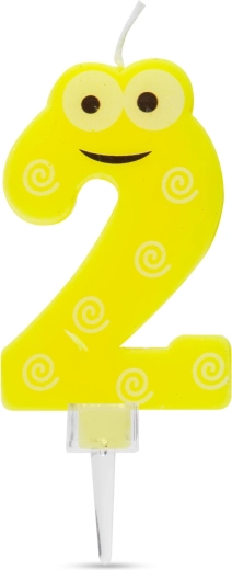 Number 2 Birthday Candle