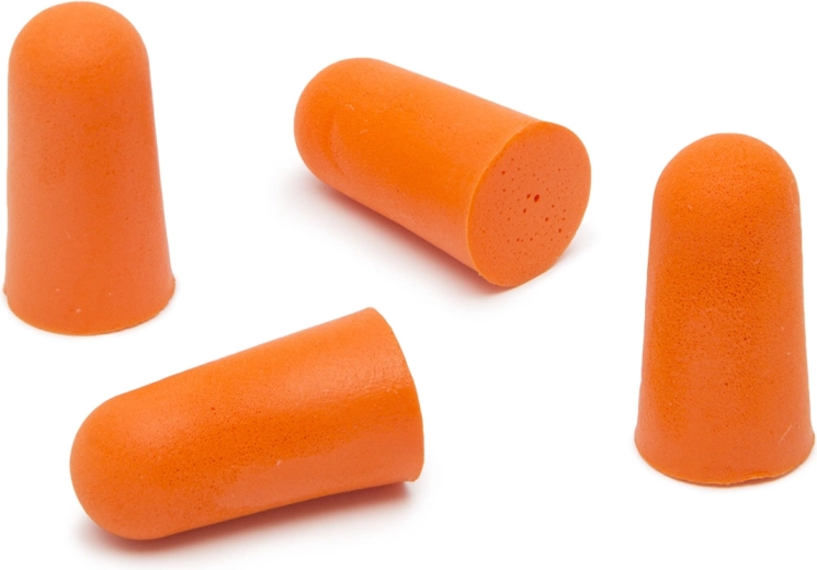 Disposable foam earplugs - 4 pieces