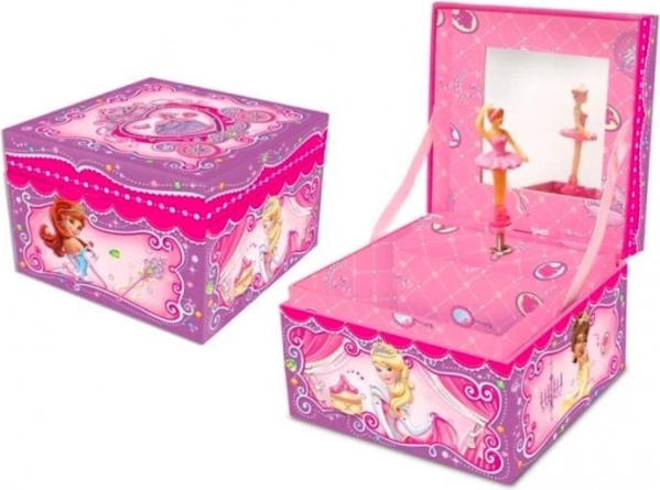Glazbena kutija s ladicom - Princeze