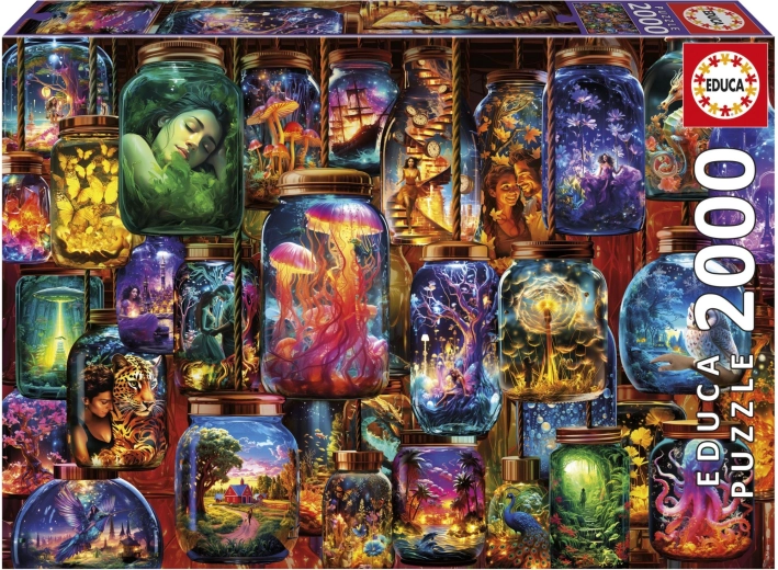Educa puzzle Snovi u staklenci 2000 dijelova