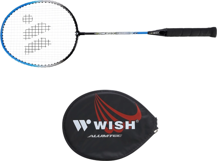 Badmintonski reket Wish Steeltec 216 plavo‑crni