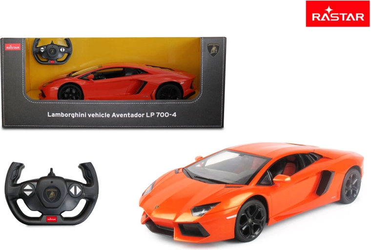 Rastar RC car Lamborghini Aventador 1:10 orange