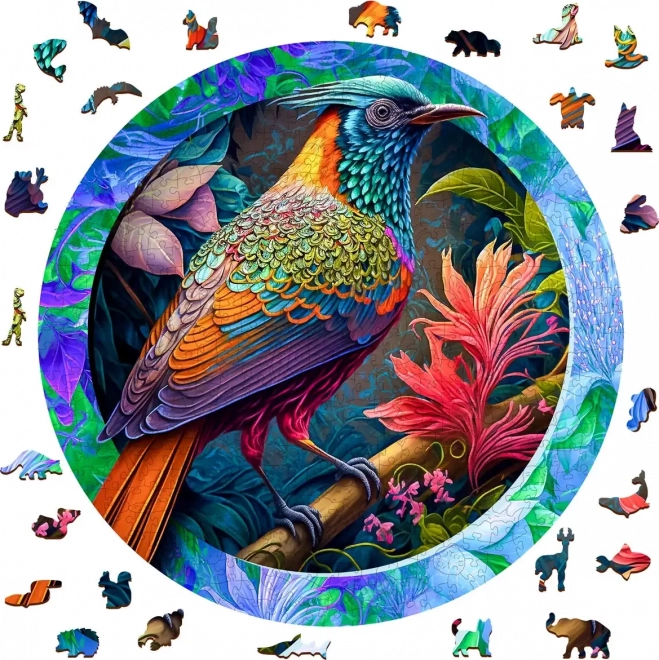 Šareni ptica puzzle od drvenih dijelova 505 kom