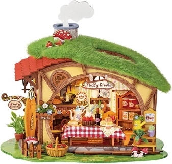 RoboTime wooden 3D miniature cottage Enchanted Forest Fluffy Grove