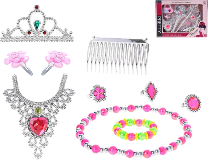 Dječji set za uljepšavanje s krunom ili žezlom