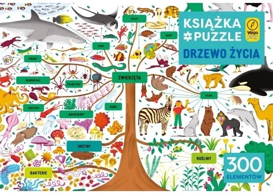 Puzzle od 300 dijelova + knjiga - Stablo života