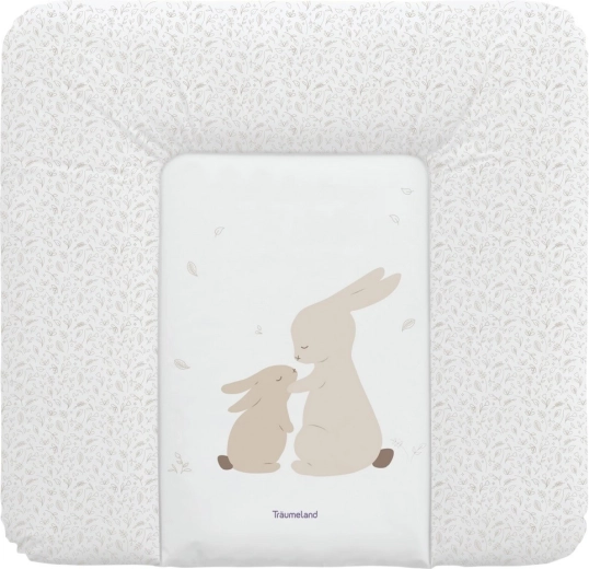 Träumeland podloga za previjanje Hophop Bunny Beige 75 x 75 cm