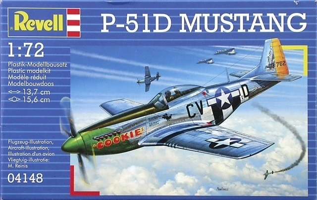 Model zrakoplova P-51D Mustang