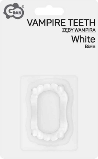 White vampire teeth - 1 piece