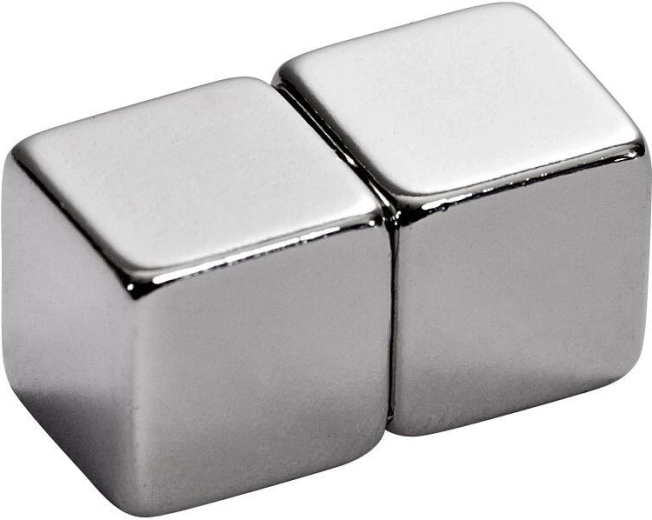 Neodimijski magnet kocka 10 × 10 × 10 mm (2 kom)