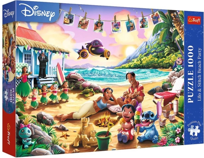 Puzzle LILO & STITCH – plažna zabava 1000 dijelova