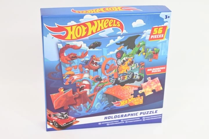 Hot Wheels holografska slagalica od 56 dijelova