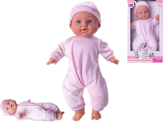 Beba lutka 30 cm s mekim tjelešcem, ružičasta