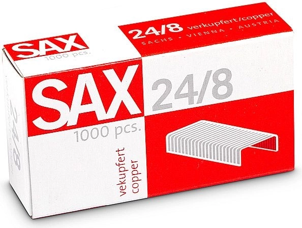 Spajalice 24/8 bakrene 1000 kom