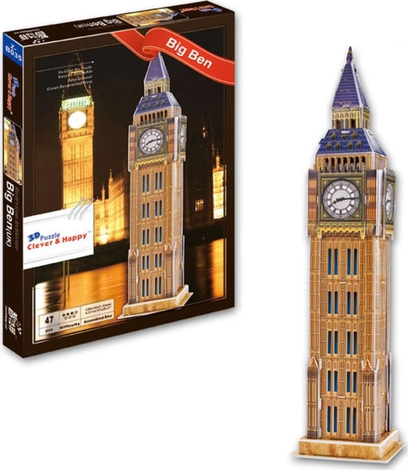 3D puzzle Big Ben London od Clever&Happy 47 dijelova