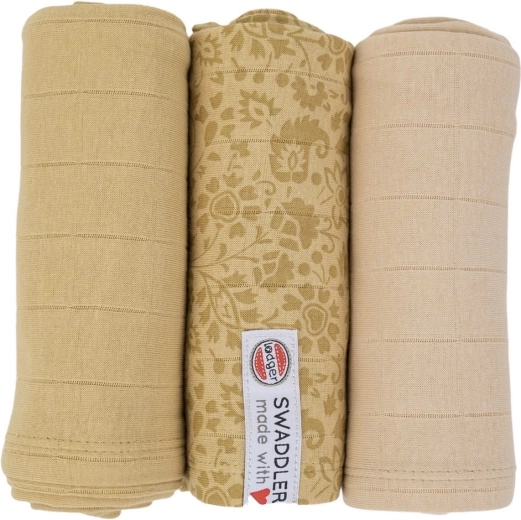 Lodger Swaddler Flower Tribe 70 × 70 cm sand - 1 komad