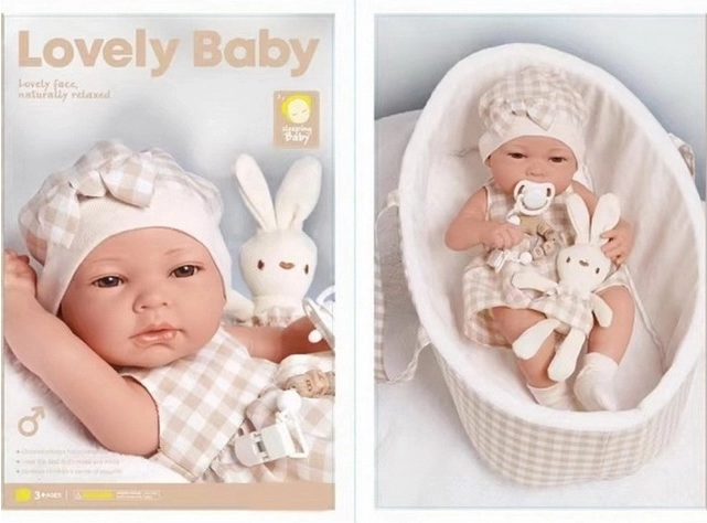 38 cm Baby Doll with Carrier
