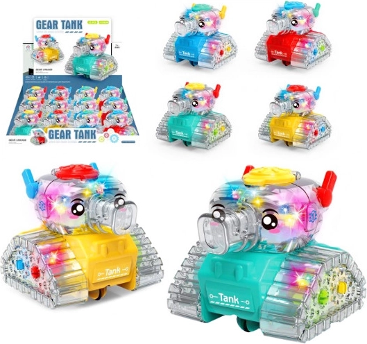 Prozirni tenk sa svjetlom