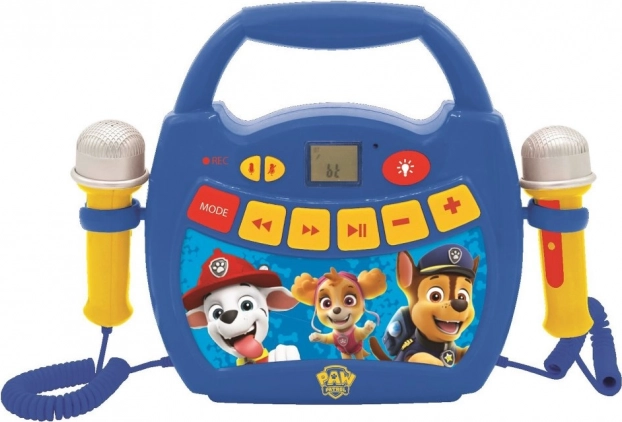 Karaoke zvučnik Paw Patrol s mikrofonima i osvjetljenjem